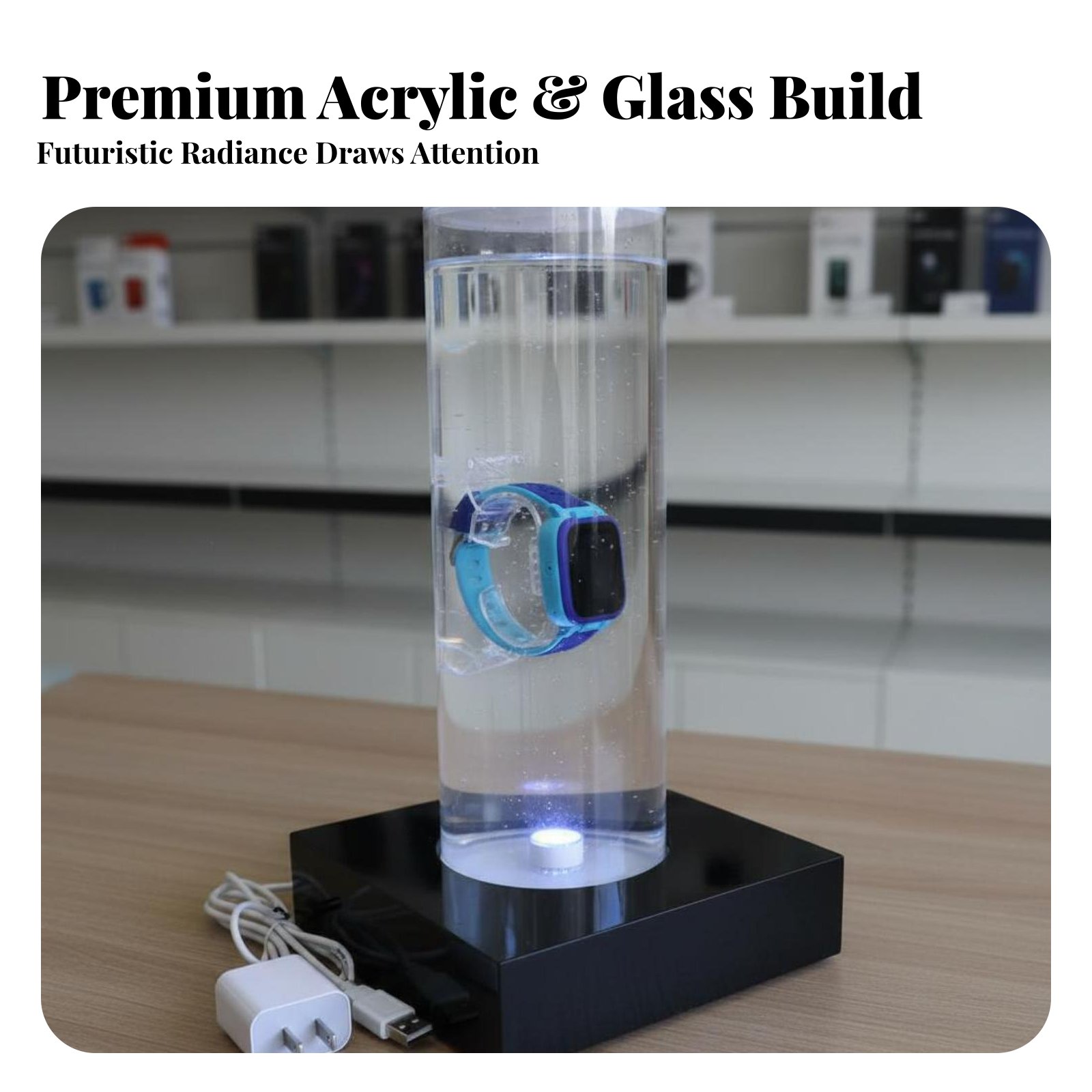 Watches & Jewelry Tsukiu - Watch Submersion Demonstrator Bubbling Effect Water