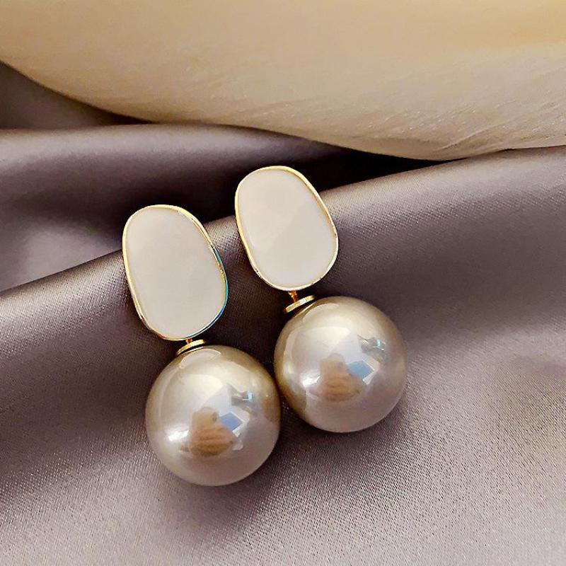 Big Brand High Class Noble Pea - đánh giá và giá Pearl Stud Earrings