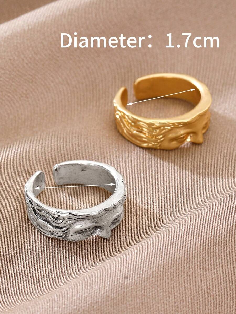 Venus Half Face Opening Ring E - đánh giá và giá Statement Cocktail Ring