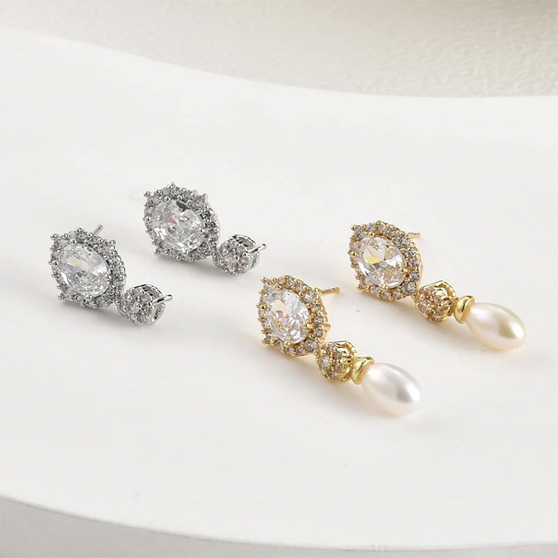 14k Electroplated Real Gold Co - đánh giá và giá Pearl Stud Earrings