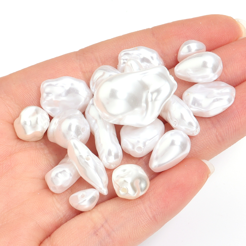 20pcs/lot Irregular ABS Imitat - đánh giá và giá Pearl Necklace