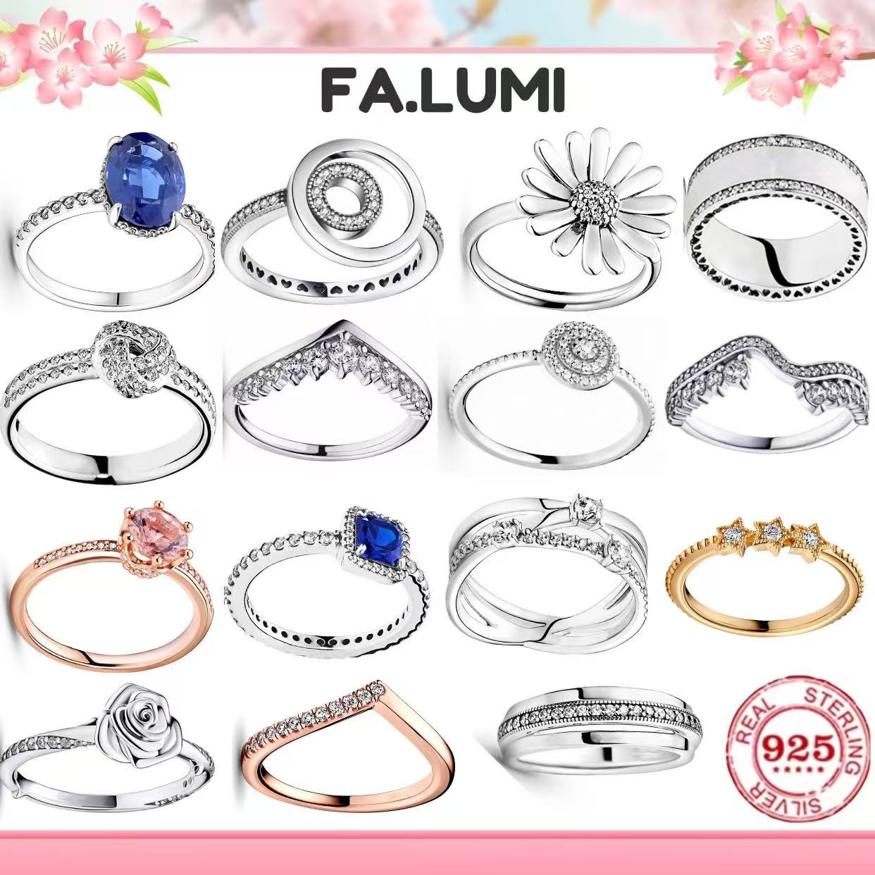 Hot Sale 925 Sterling Silver S - đánh giá và giá Statement Cocktail Ring
