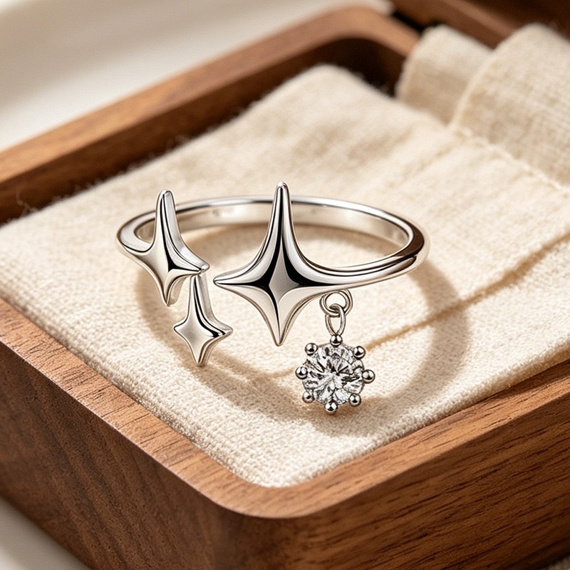BF CLUB 925 Sterling Silver Ri - đánh giá và giá Statement Cocktail Ring