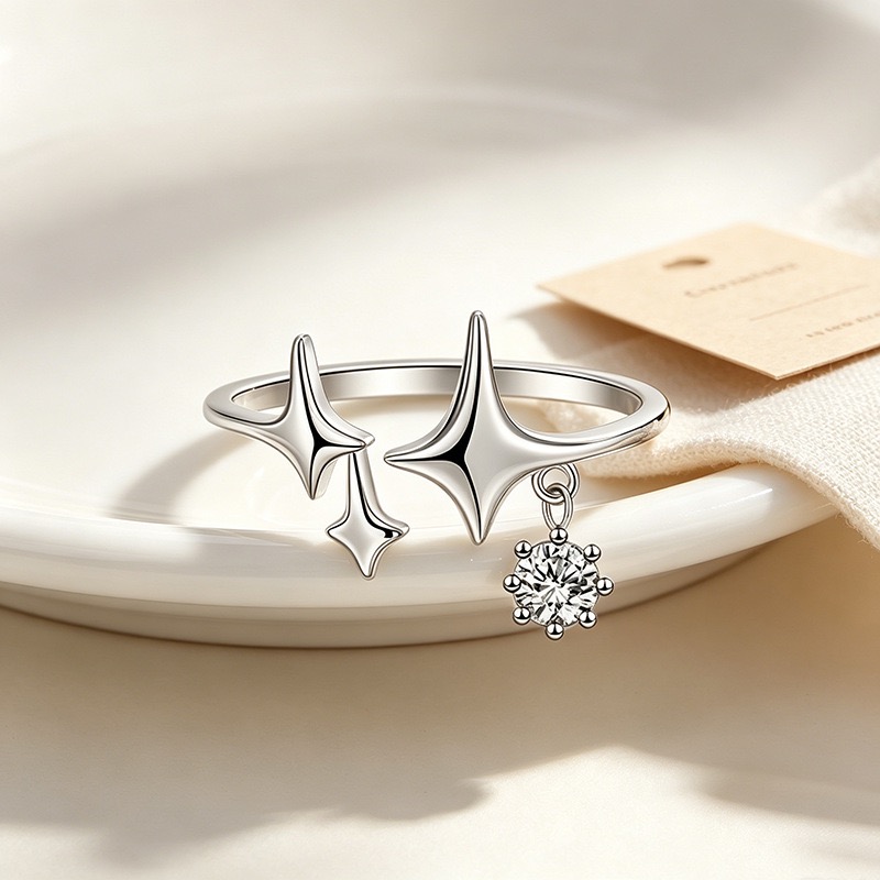 BF CLUB 925 Sterling Silver Ri - đánh giá và giá Statement Cocktail Ring