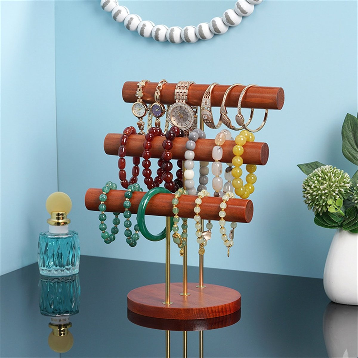 ABQR Solid Wood Large Jewelry  - đánh giá và giá Watches & Jewelry Tsukiu