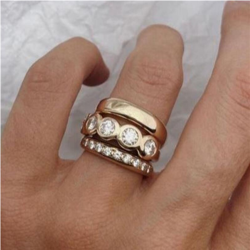 ORZTOON Fashion 2024 New Geome - đánh giá và giá Statement Cocktail Ring