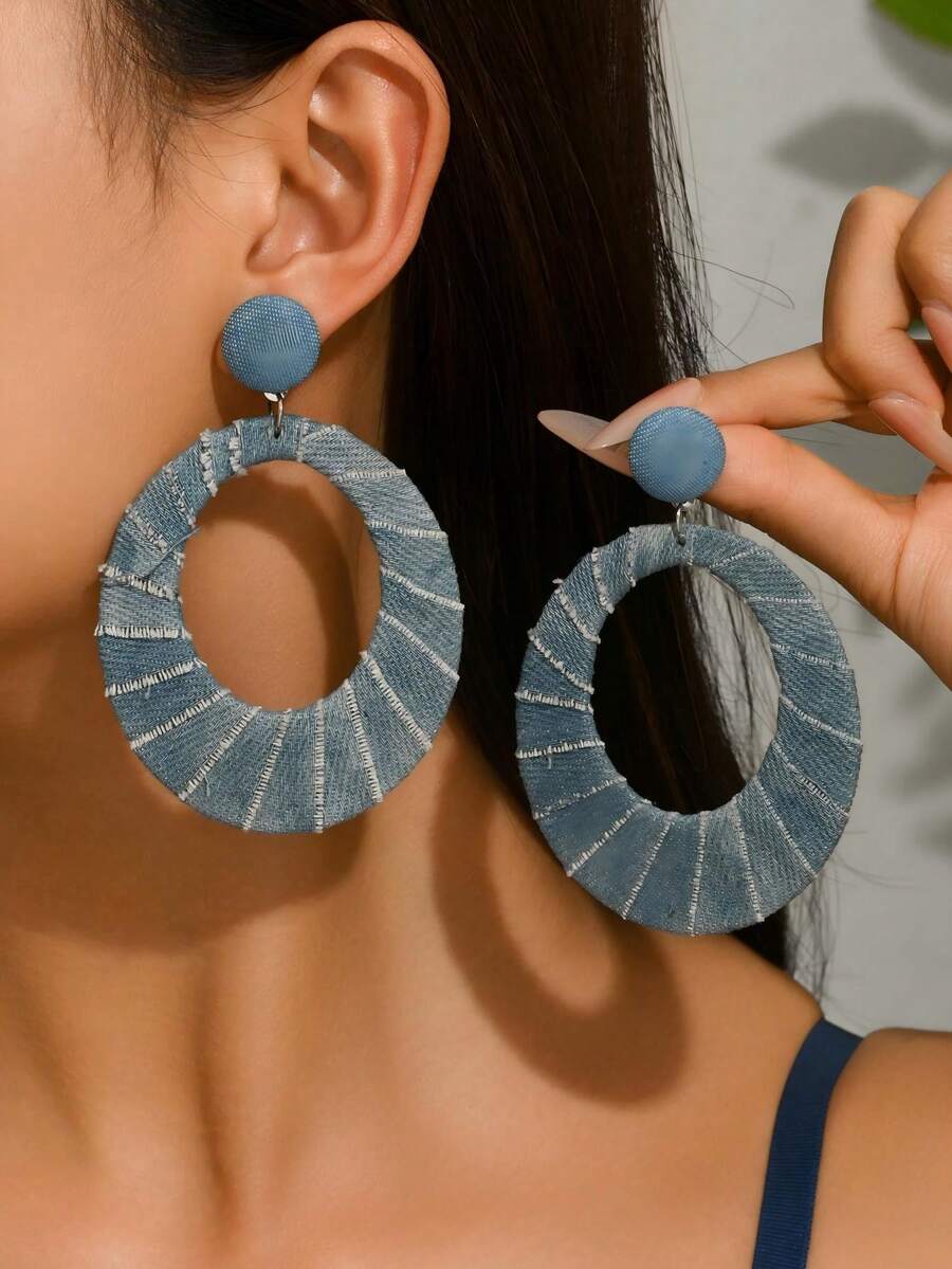 Upcycled Denim Braided Choker  - đánh giá và giá Pearl Necklace