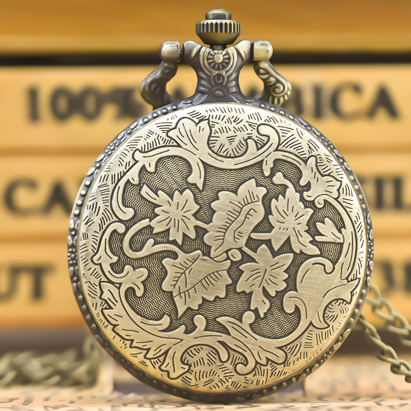 Vintage Bronze Clamshell Flowe - đánh giá và giá Jewelry Watches For Kids