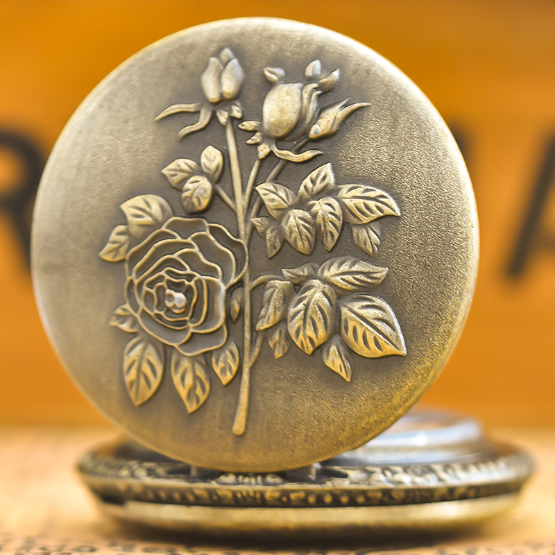 Vintage Bronze Clamshell Flowe - đánh giá và giá Jewelry Watches For Kids