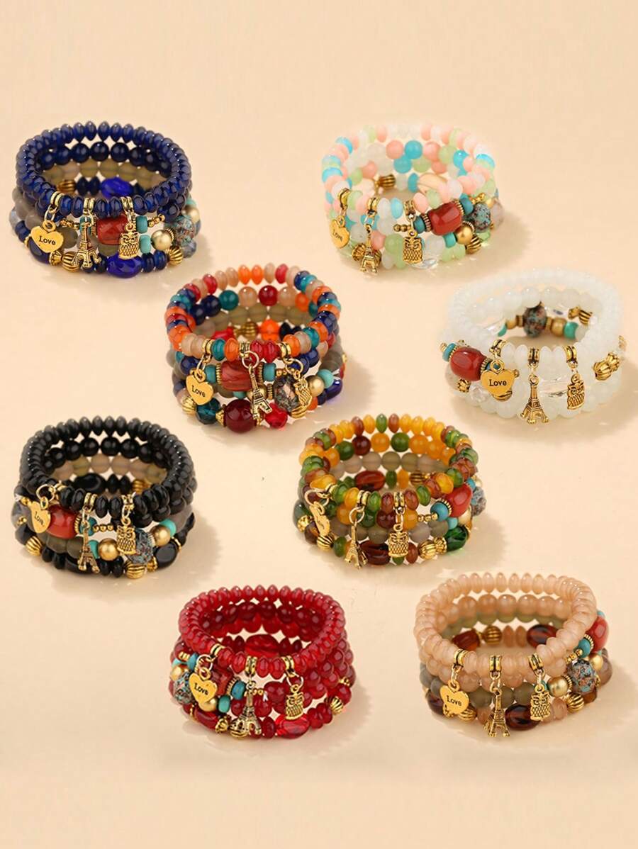 1 Set Of 4pcs Boho Style Decor - đánh giá và giá Jewelry & Watches Sp Z Oo Opinie