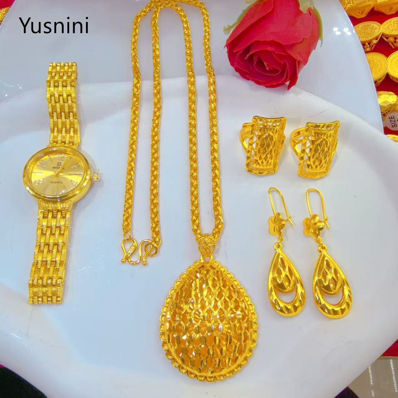 New Dubai Fashion High end 24K - đánh giá và giá Jewelry Watches Women
