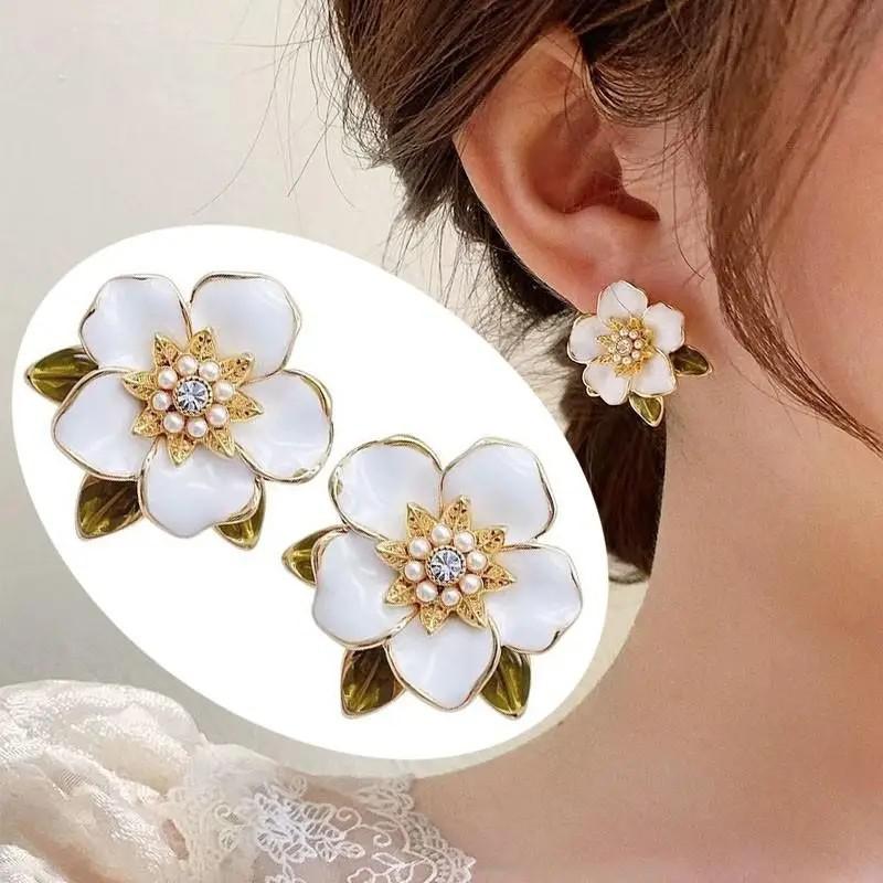 925 Silver Needle Vintage Purp - đánh giá và giá Pearl Stud Earrings