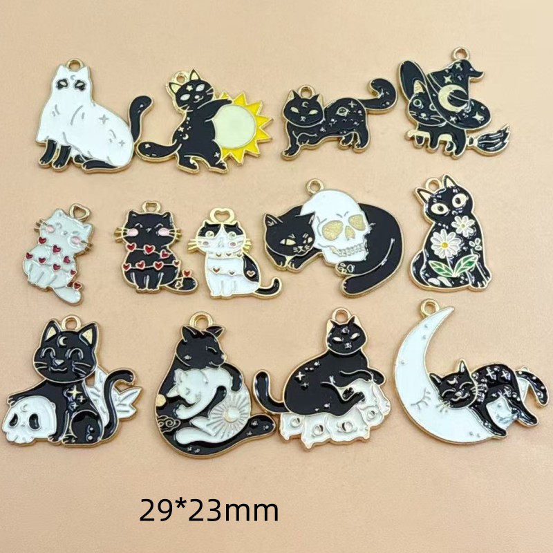 10pcs Original Alloy Enamel Bl - đánh giá và giá Jewelry & Watches Sp Z Oo Opinie