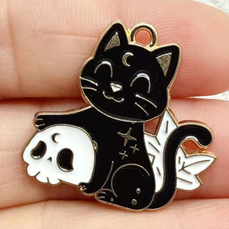 10pcs Original Alloy Enamel Bl - đánh giá và giá Jewelry & Watches Sp Z Oo Opinie