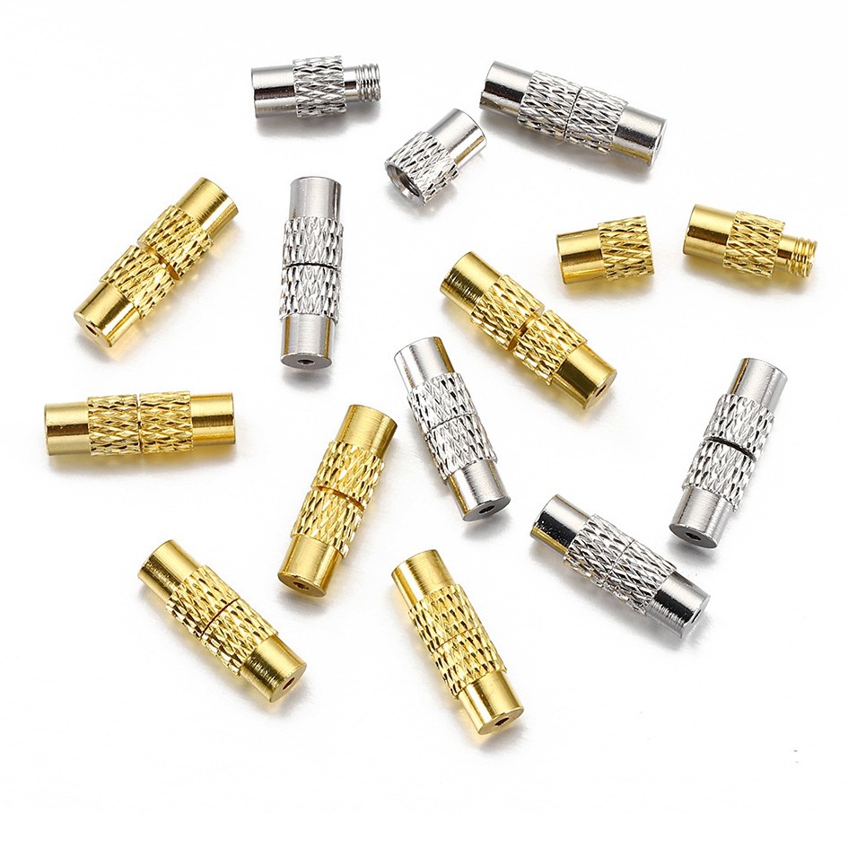 10pcs/20pcs Knurled Screw Clas - đánh giá và giá Pearl Necklace
