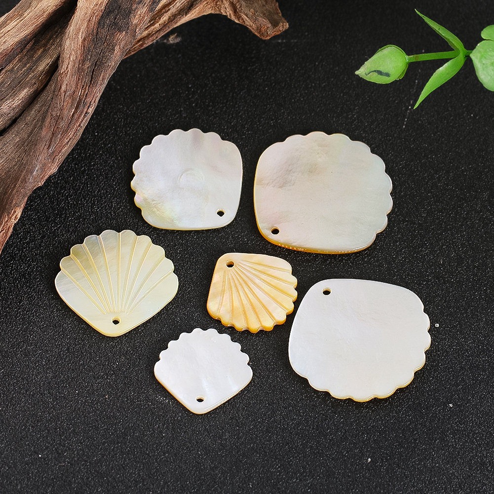 6PCS Scallop Shape Shell Penda - đánh giá và giá Pearl Stud Earrings