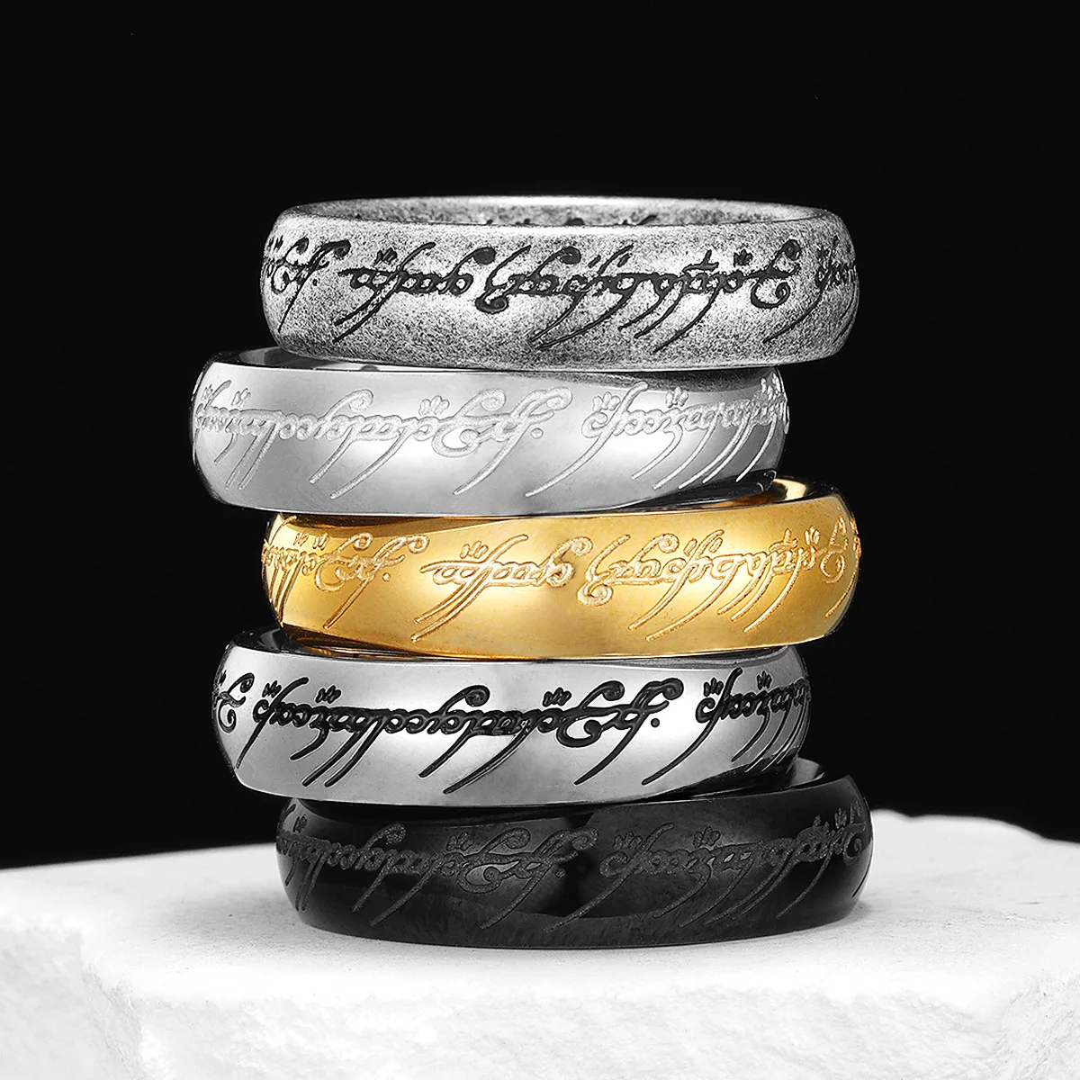 6MM Stainless Steel Exquisite  - đánh giá và giá Statement Cocktail Ring