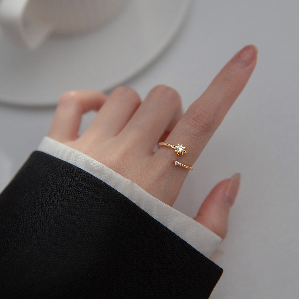 New in 925 Sterling Silver Zir - đánh giá và giá Statement Cocktail Ring