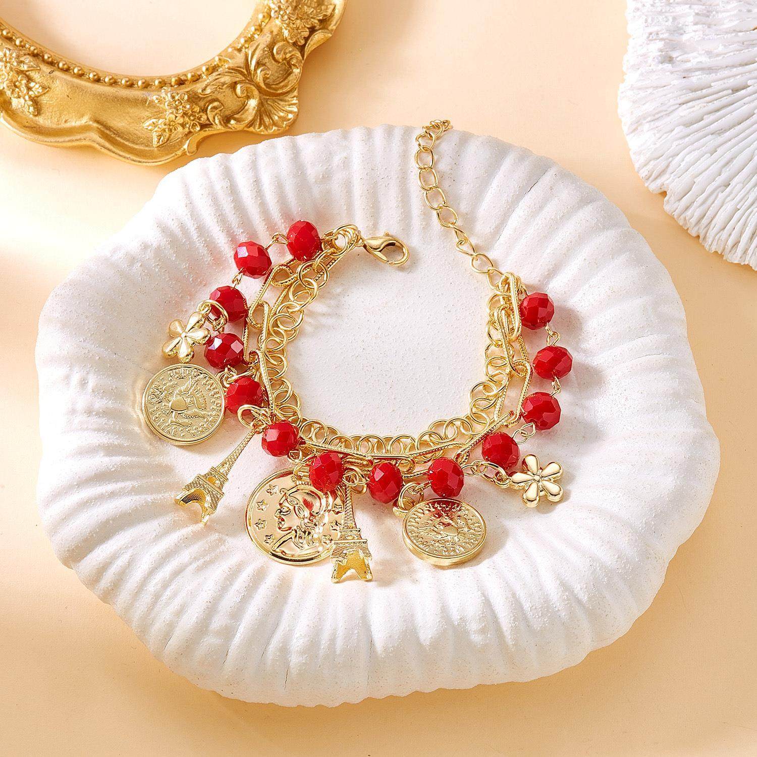 Retro Star Pearl Crystal Brace - đánh giá và giá Jewelry & Watches Sp Z Oo Opinie