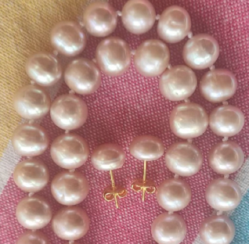 18 inch AAA 9-10mm natural Ako - đánh giá và giá Pearl Stud Earrings