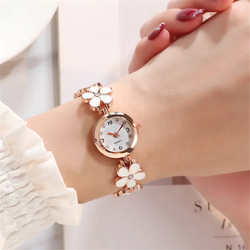 fashion sweet flower rhineston - đánh giá và giá Jewelry Watches Women