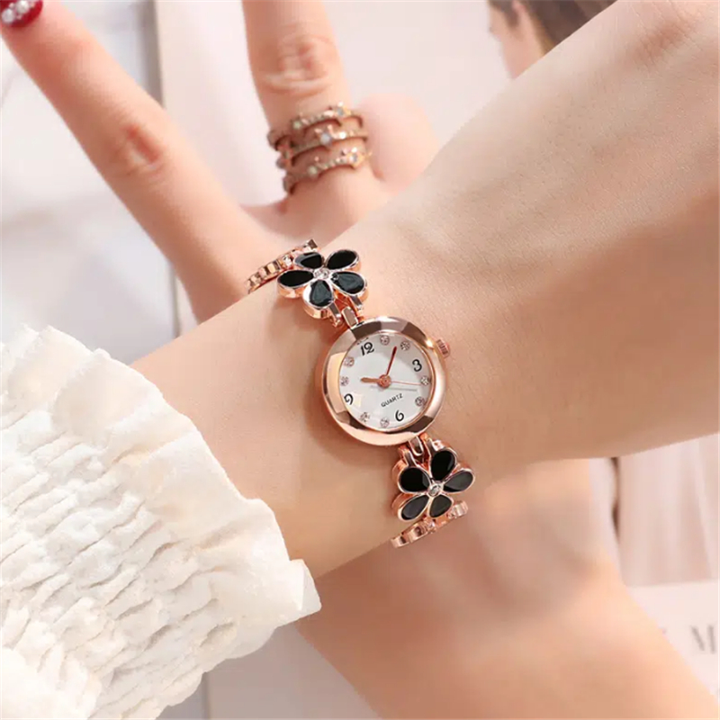 fashion sweet flower rhineston - đánh giá và giá Jewelry Watches Women