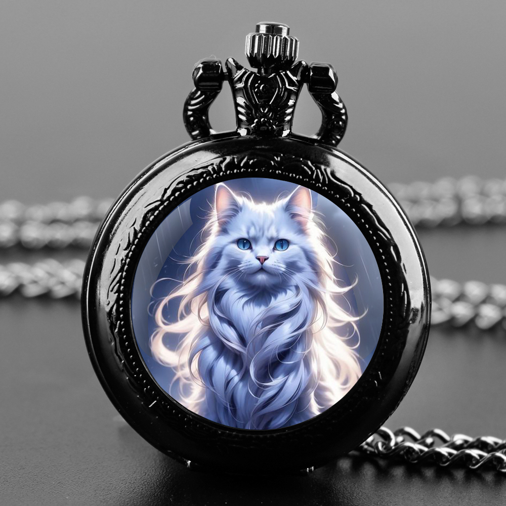 Cute kawaii Cats Graphic Glass - đánh giá và giá Jewelry Watches For Kids