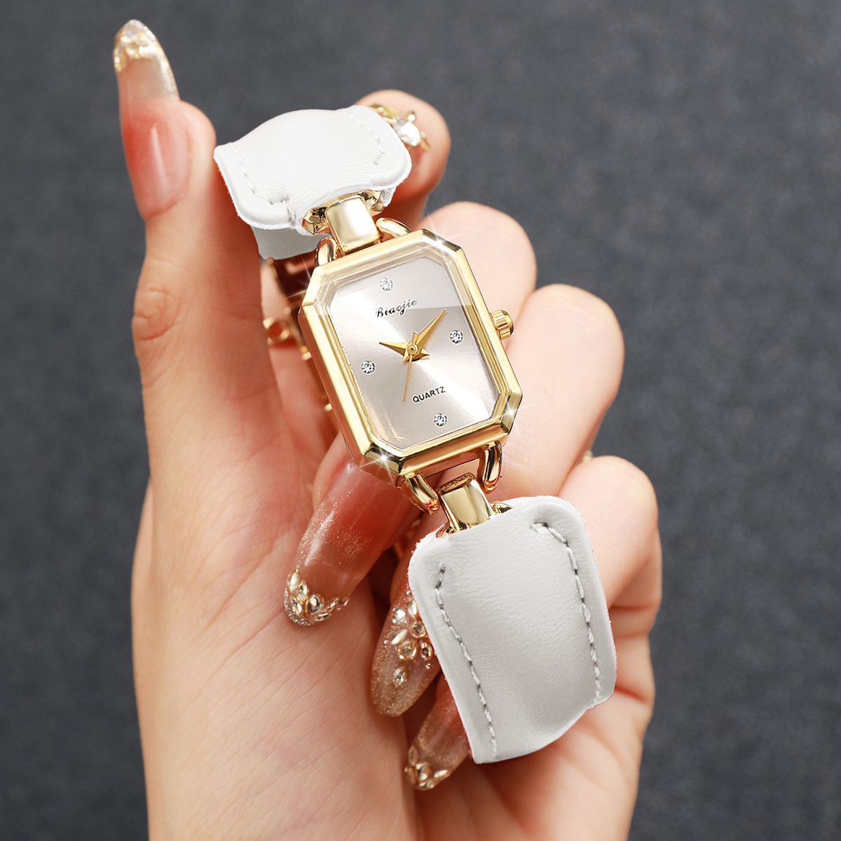 5PCS Fashion Rectangle Women Q - đánh giá và giá Jewelry Watches For Kids