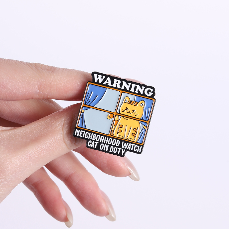 Orange Cat Fan Club Enamel Pin - đánh giá và giá Jewelry Watches For Kids