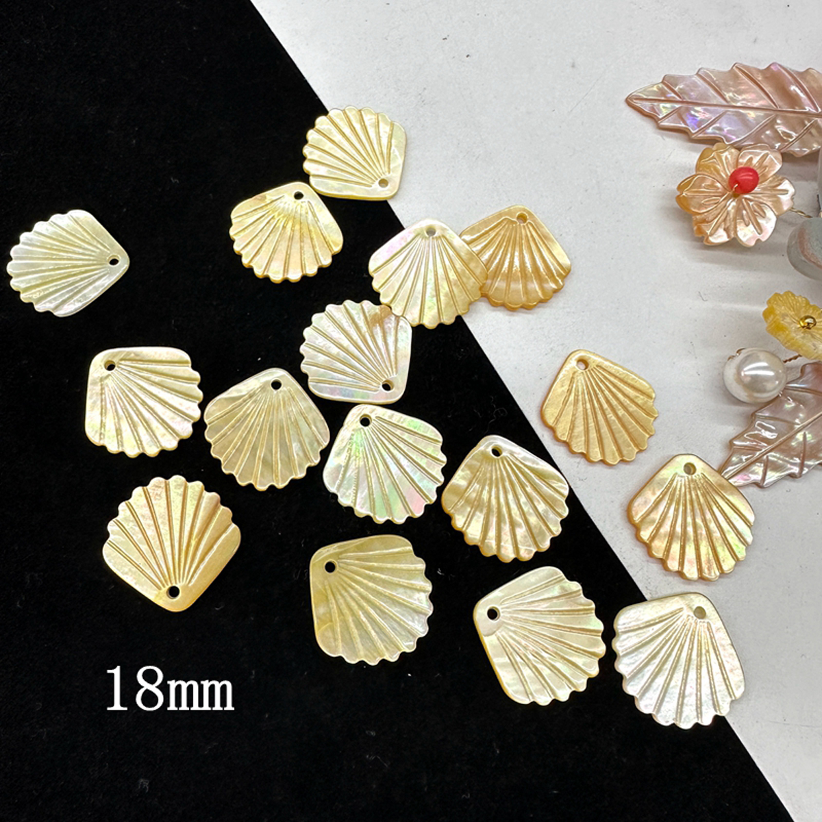 5Pcs Shell Beads With Hole Nat - đánh giá và giá Pearl Necklace