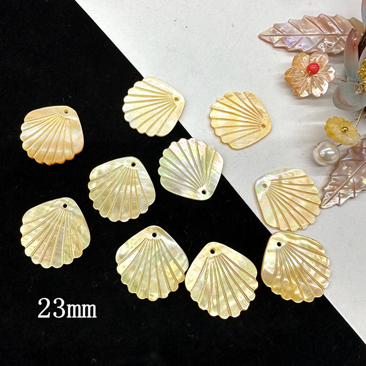 5Pcs Shell Beads With Hole Nat - đánh giá và giá Pearl Necklace