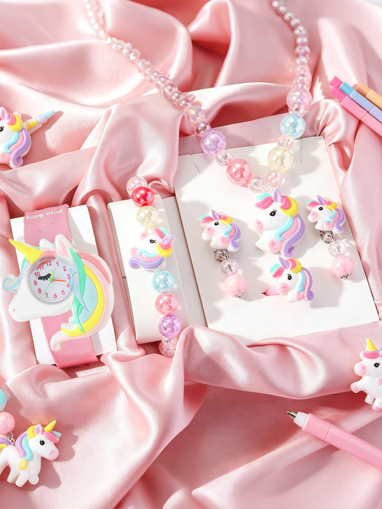 Kids Unicorn Jewelry Set Watch - đánh giá và giá Jewelry Watches For Kids