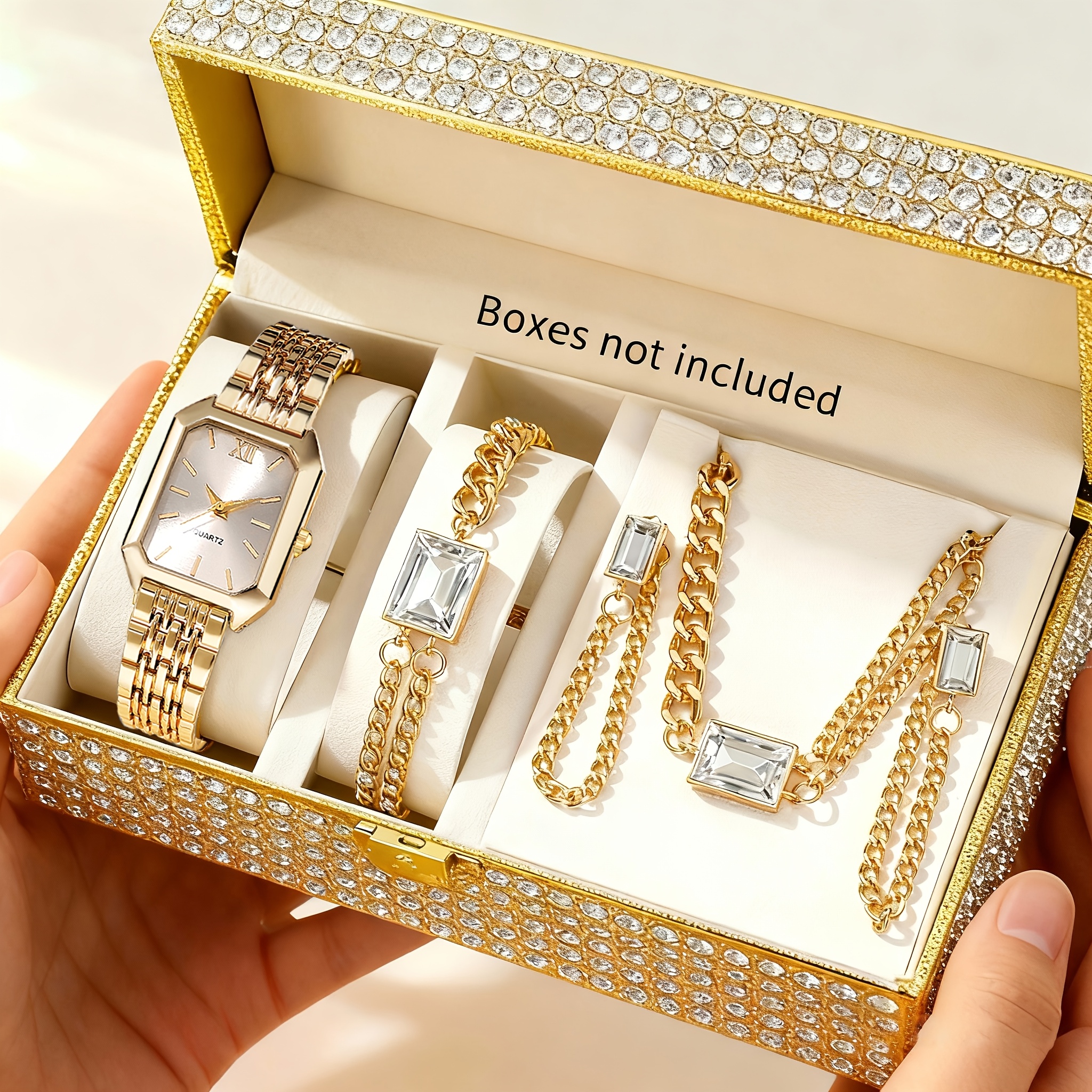 5PCS/Set Elegant Rectangle Wom - đánh giá và giá Jewelry Watches For Kids