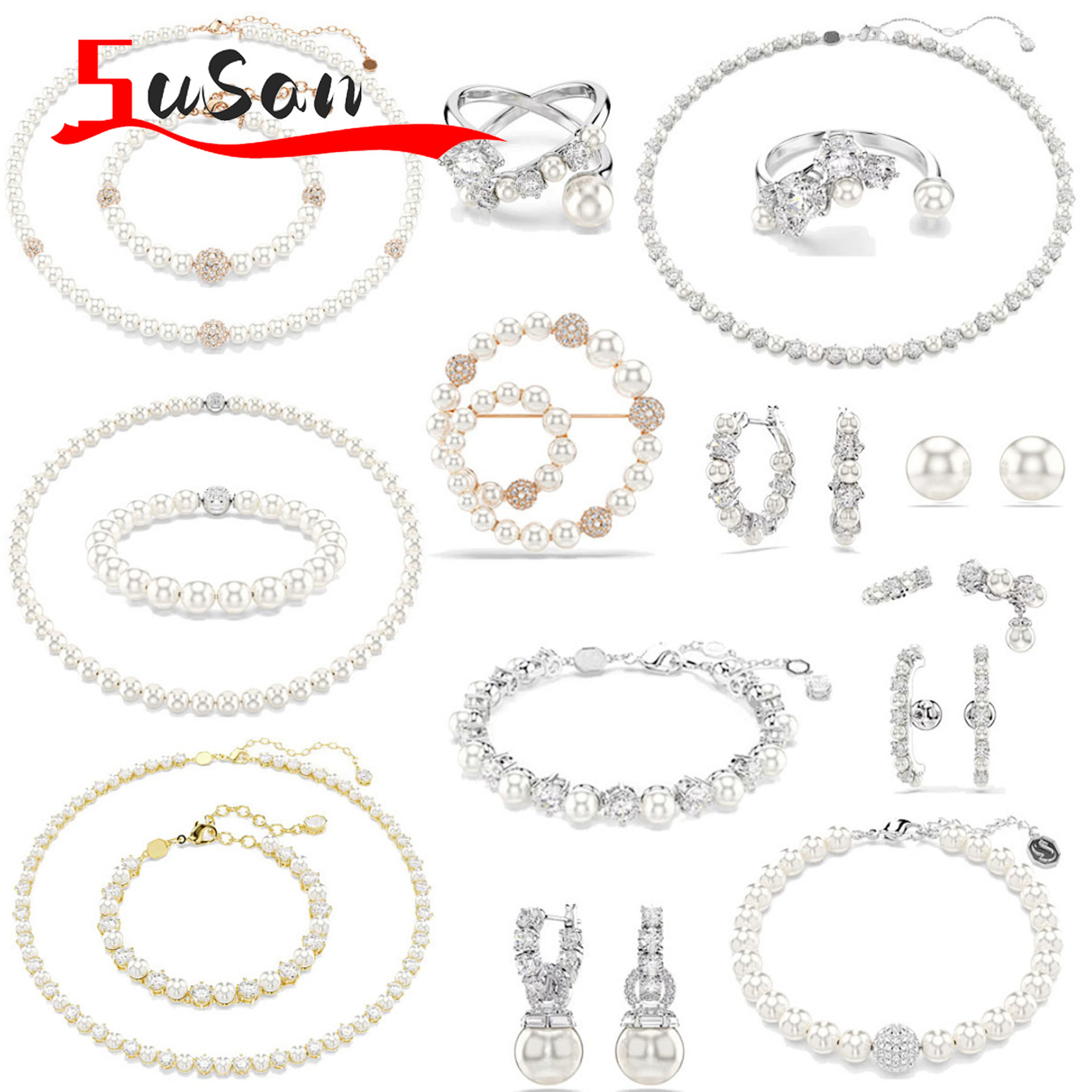 Original Pearl Jewelry Necklac - đánh giá và giá Pearl Stud Earrings