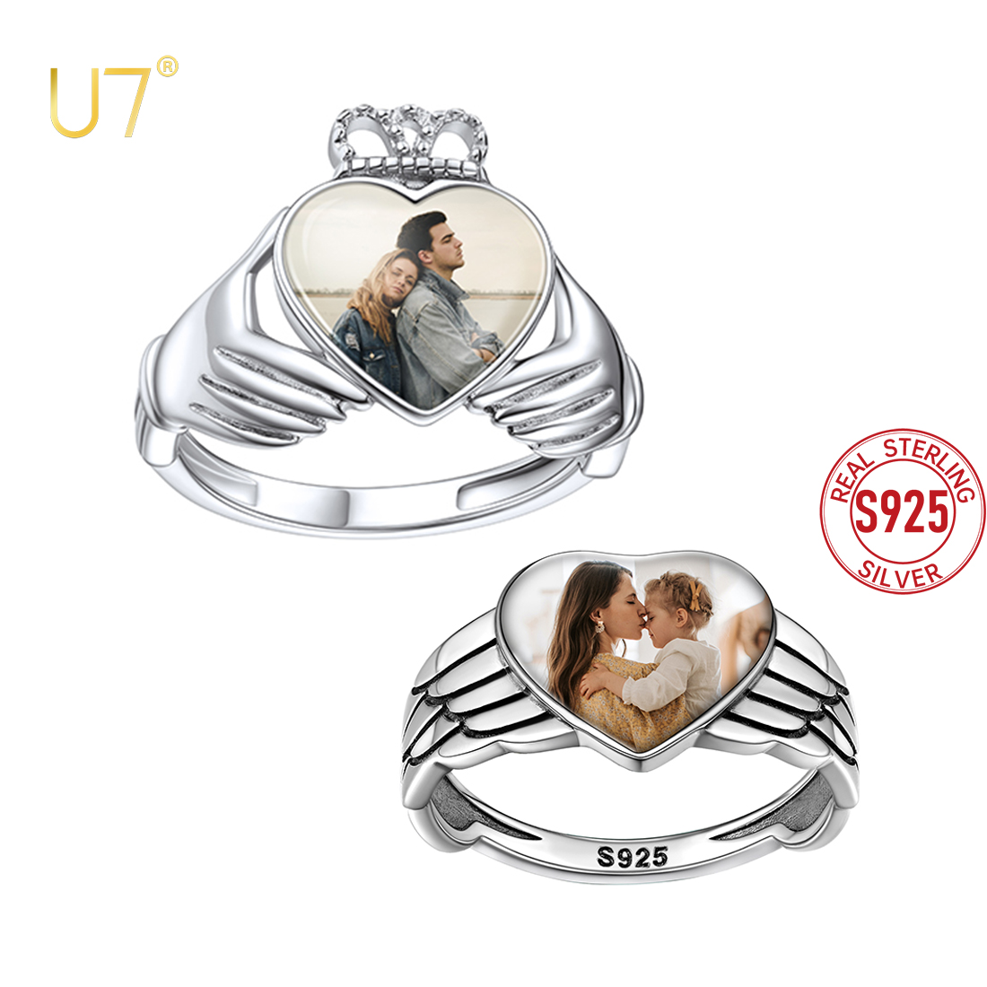 U7 Custom Photo Rings for Woma - đánh giá và giá Statement Cocktail Ring