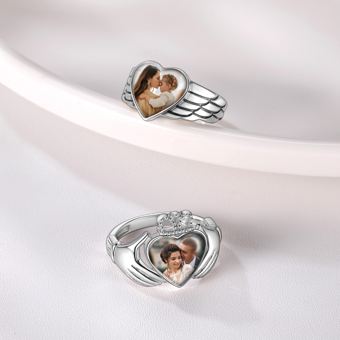 U7 Custom Photo Rings for Woma - đánh giá và giá Statement Cocktail Ring